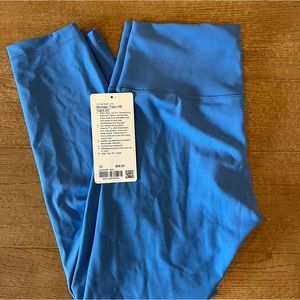 NWT Lululemon Wunder Under Train HR Tight 25” in Blue Nile